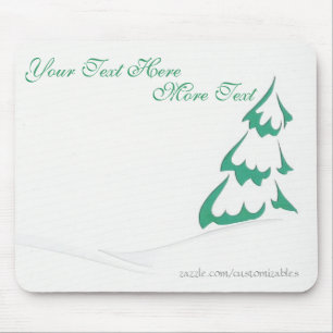 Snowy Tree Mousepad