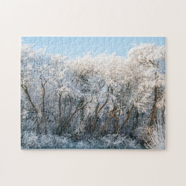 Snowy Trees, 252 Stücke Jigsaw Puzzle (Horizontal)
