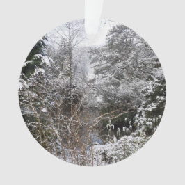 Snowy Trees Akrylus Ornament