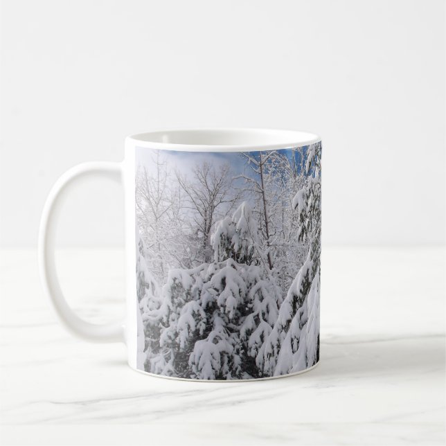 Snowy Trees Kaffeetasse (Links)