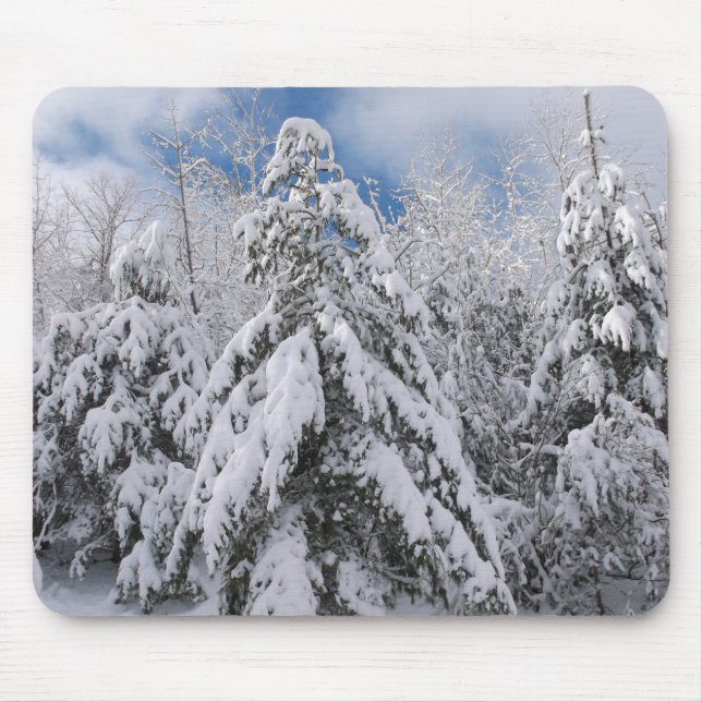 Snowy Trees Mousepad (Vorne)