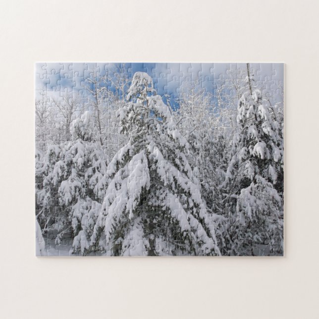 Snowy Trees Puzzle (Horizontal)