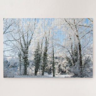 Snowy Trees Winter, 1014 Stücke Jigsaw Puzzle