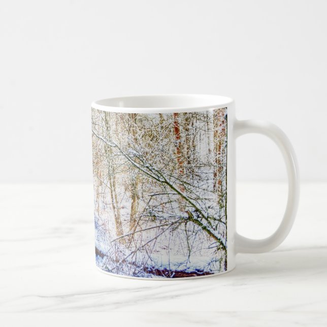 Snowy-Waldweg Kaffeetasse (Rechts)