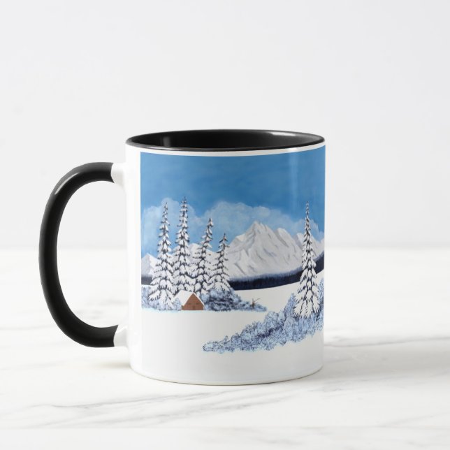 Snowy Winter Bright Tasse (Links)