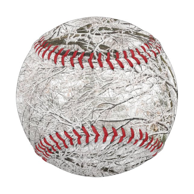 Snowy Winter Forest Baseball (Vorderseite)