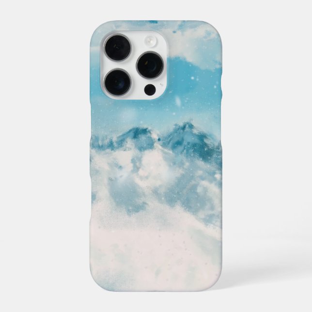 Snowy Winter Mountain Otterbox iPhone Hülle (Rückseite)