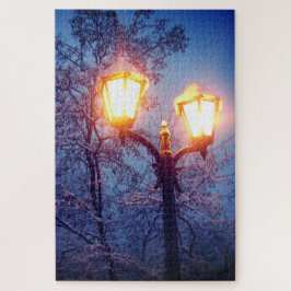 Snowy Winter Night Puzzle