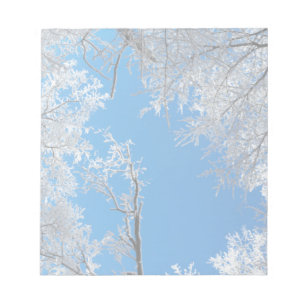 Snowy Winter Scene Notizblock