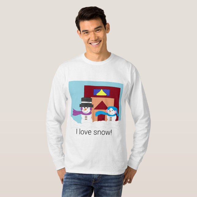 Snowy Winter T-Shirt (Vorne ganz)