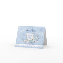 Snowy Winter Tee Party Vielen Dank