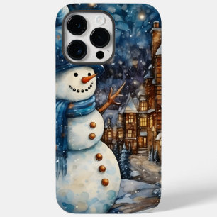 Snowy Winter Town Wonderland Case-Mate iPhone 14 Pro Max Hülle