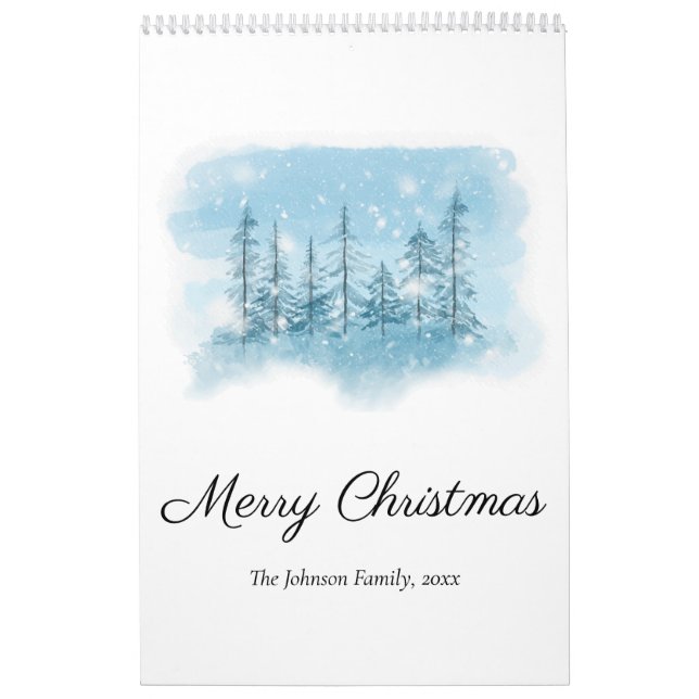 Snowy Winter Weihnachtskalender Foto Kalender (Titelbild)