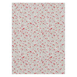 Snowy Winterberry Trees Pattern | Pilzsaal | Tischdecke