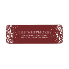 Snowy Wonderland Red Christmas