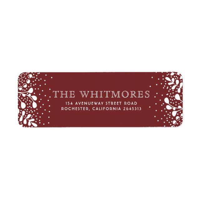 Snowy Wonderland Red Christmas (Vorne)