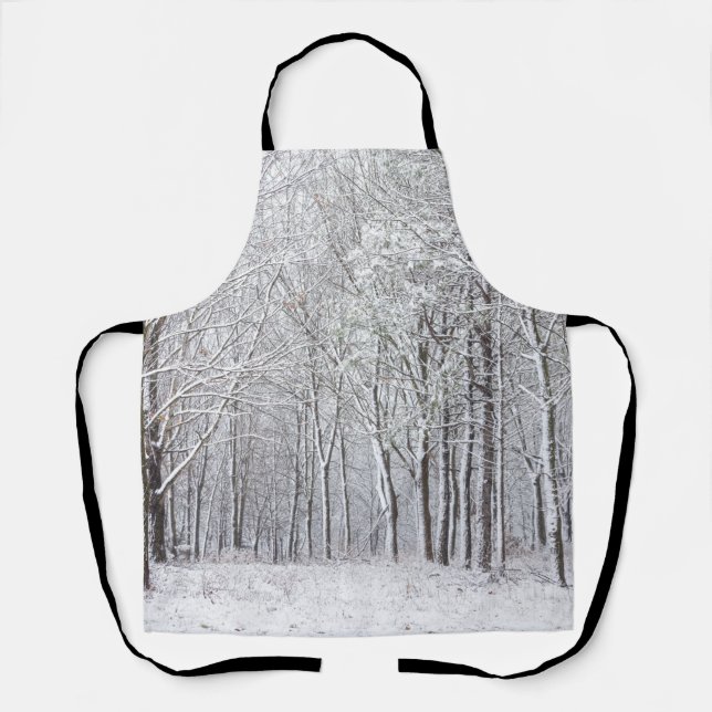 Snowy Woods Schürze (Vorderseite)