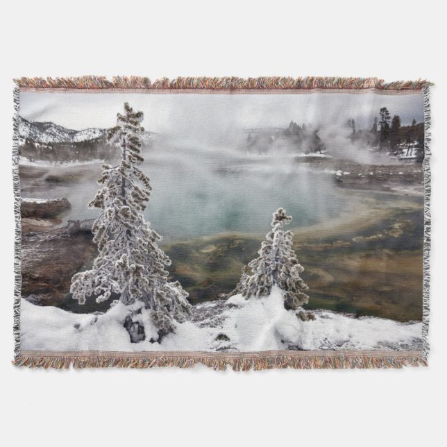 Snowy Yellowstone Decke (Vorderseite)