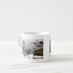 Snowy Yellowstone Espressotasse