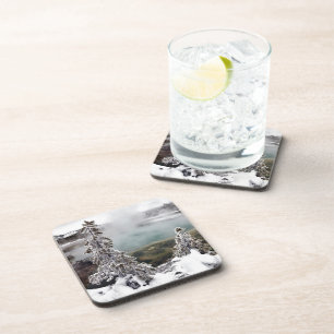 Snowy Yellowstone Untersetzer