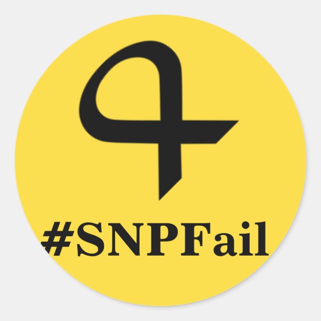 SNPFail Stickers (Vorderseite)