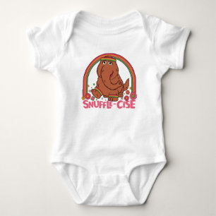 Snuffleupagus Schnurrbart Baby Strampler