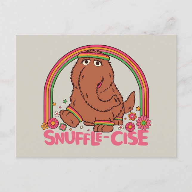 Snuffleupagus | Schnurrbart Postkarte (Vorderseite)