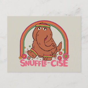 Snuffleupagus   Schnurrbart Postkarte
