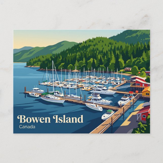 Snug Cove, Bowen Island Kanada Postkarte (Vorderseite)