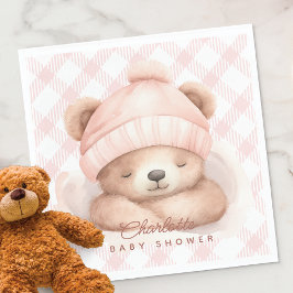Snuggle Bear Baby Dusche Napkins Serviette