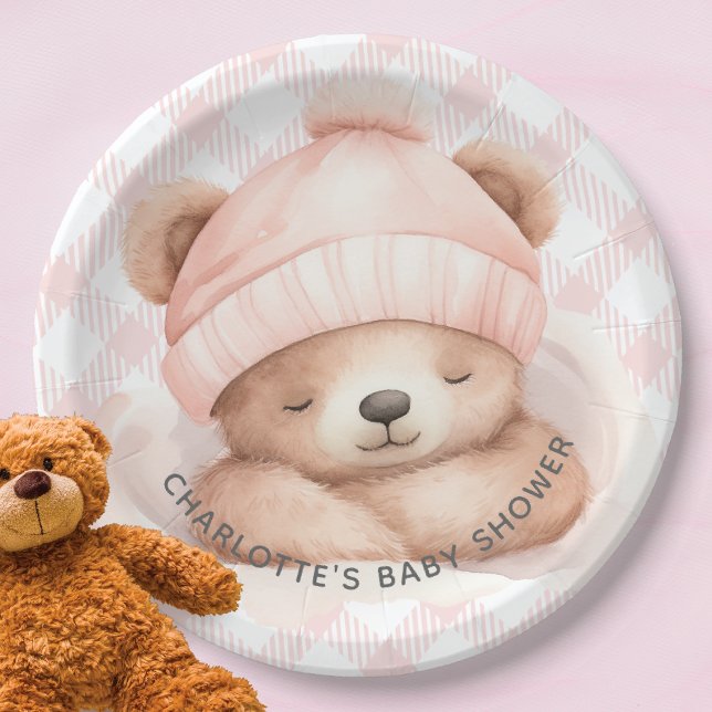 Snuggle Bear Baby Duschpapier Teller (Von Creator hochgeladen)