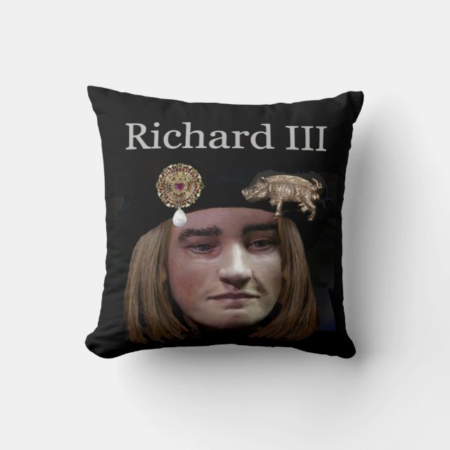Snuggle bis zu Richard III Kissen (Vorderseite)