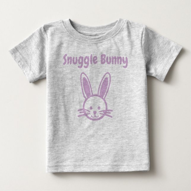 Snuggle Bunny Baby T-shirt (Vorderseite)