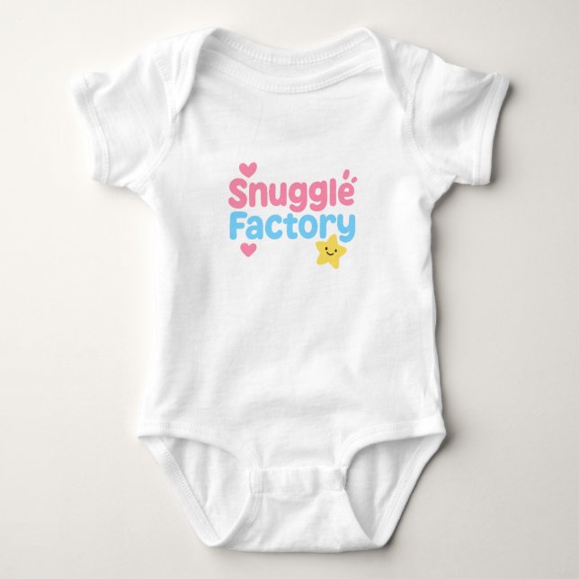 Snuggle Factory Cute Neon Kids Design Baby Strampler (Vorderseite)