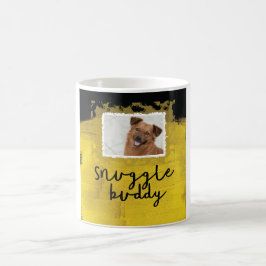 Snuggle Freund-kundenspezifische schwarzer/gelber Tasse
