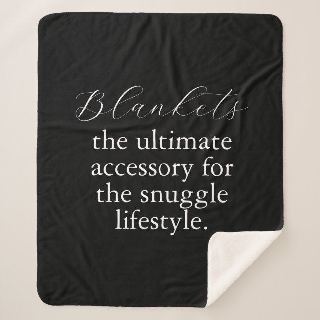 Snuggle Lifestyle | Erstellen Sie Ihren eigenen Sh Sherpadecke (Vorderseite)