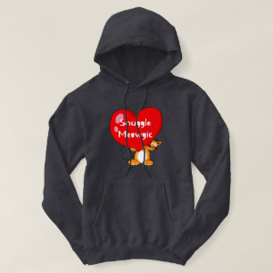 Snuggle Meowgic Funny Cat Pub Art Hoodie