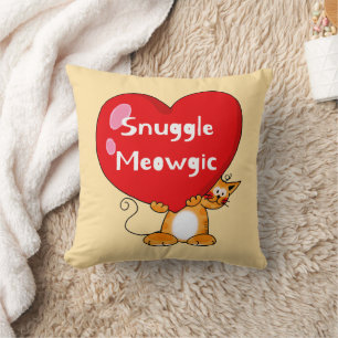Snuggle Meowgic Funny Cat Pub Art Kissen