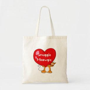 Snuggle Meowgic Funny Cat Pub Art Tragetasche