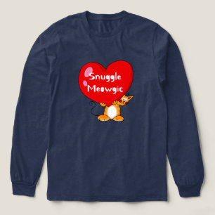 Snuggle Meowgic Funny Cat Pub Art Tri-Blend Shirt