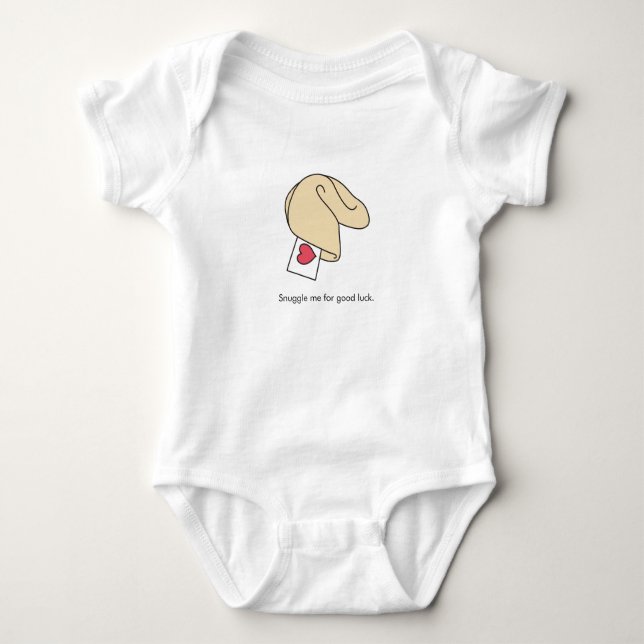Snuggle mich Glückskeks-Baby-Bodysuit Baby Strampler (Vorderseite)