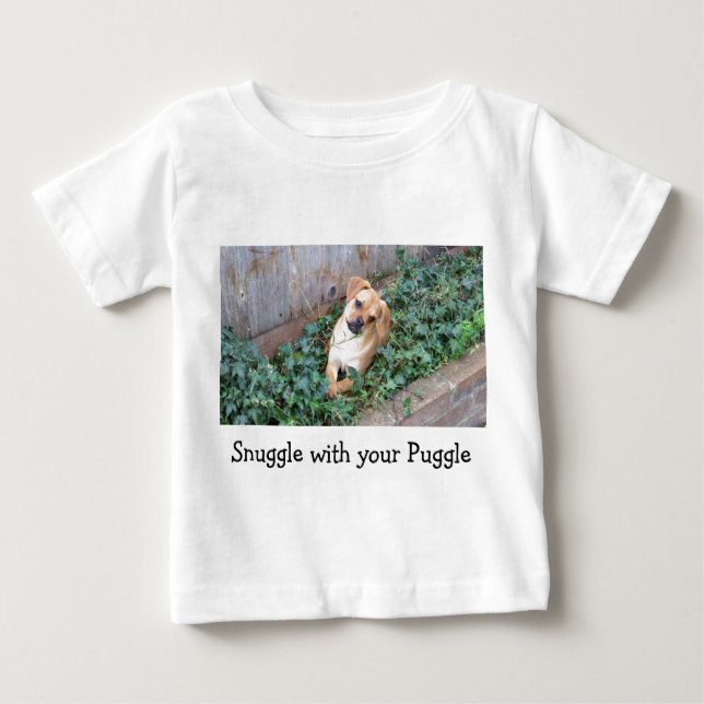 Snuggle mit Ihrem Puggle Baby-T - Shirt (Vorderseite)