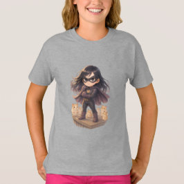 Snuggle Pup Kawaii Hamster Girl T-Shirt
