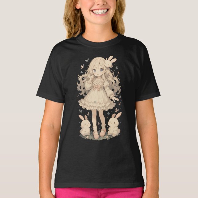 Snuggle Pup Kawaii T-Shirt (Vorderseite)