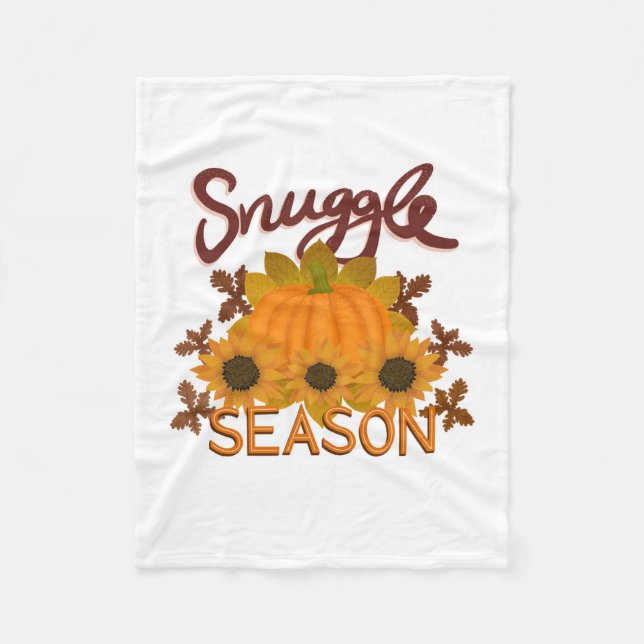 "Snuggle Season" Fleece-Decke Fleecedecke (Vorderseite)