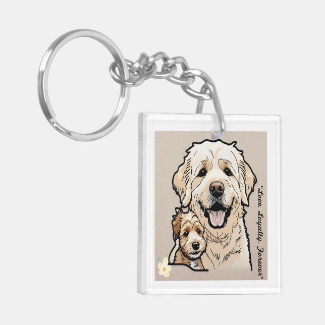 "Snuggle Squad" Schlüsselanhänger (Vorderseite links)