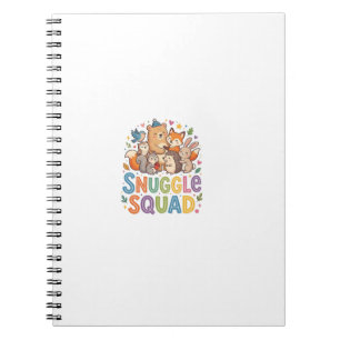 Snuggle Squad Süße Kuschel Freunde T-Shirt Notizblock