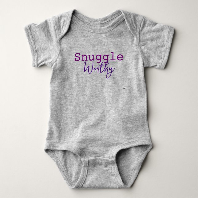 Snuggle Worthy Säugling T - Shirt HAMbyWG (Vorderseite)
