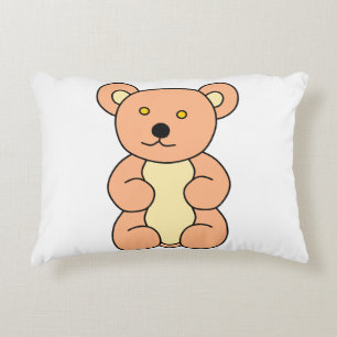 Snuggle-Worthy Teddy Bear Accent Pillow Dekokissen