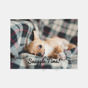 Snuggle-Zeit-Welpe Fleecedecke